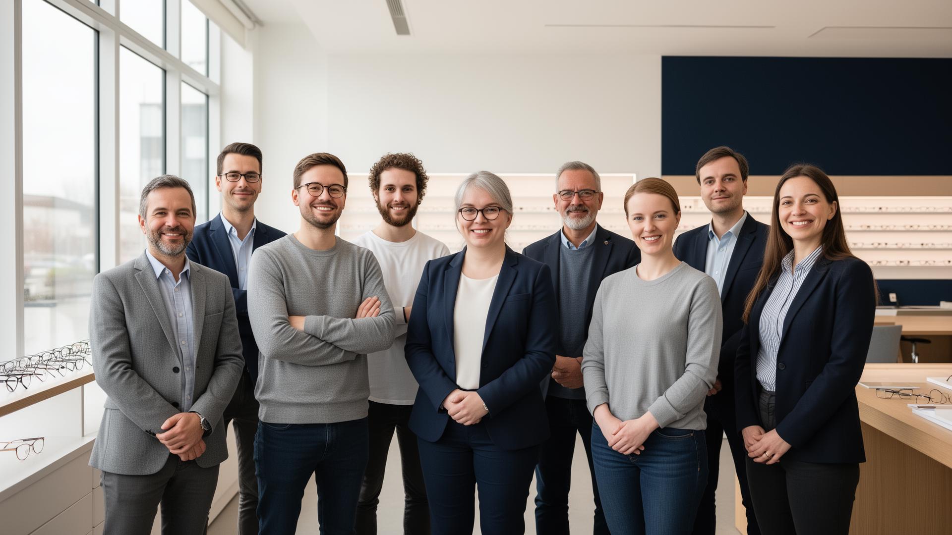 Das Team von STEINER-Vision in der Filiale